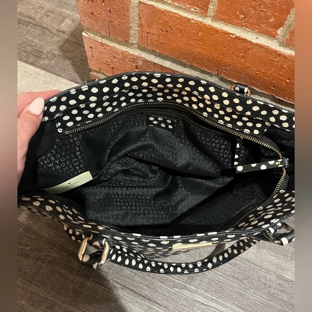 KATE SPADE Dally Laurel Way Printed Tote in Musical Dots